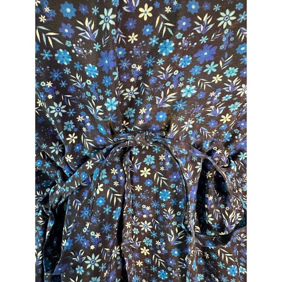 Reistor Sundowner Dress in Dizzy Blue Floral Print, Size M - Picture 4 of 9